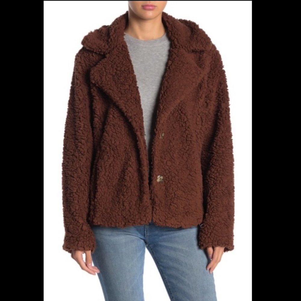 NWT Calson Fleece  Faux Shearling Jacket